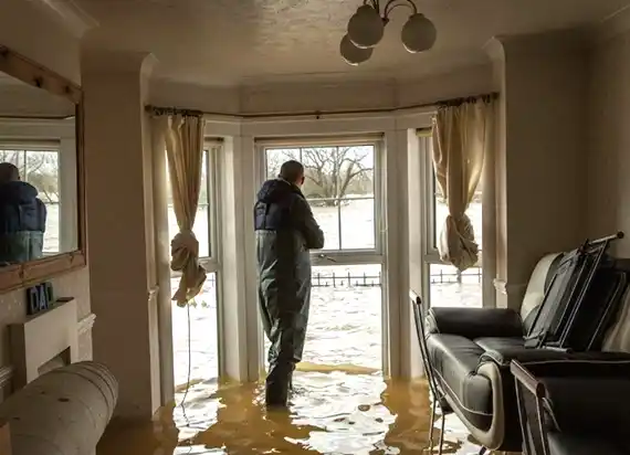 water damage restoration service Linwood